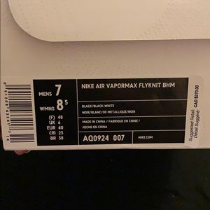 Nike Shoes - Vapormax Flyknit Nike Shoes - Vapormax Flyknit